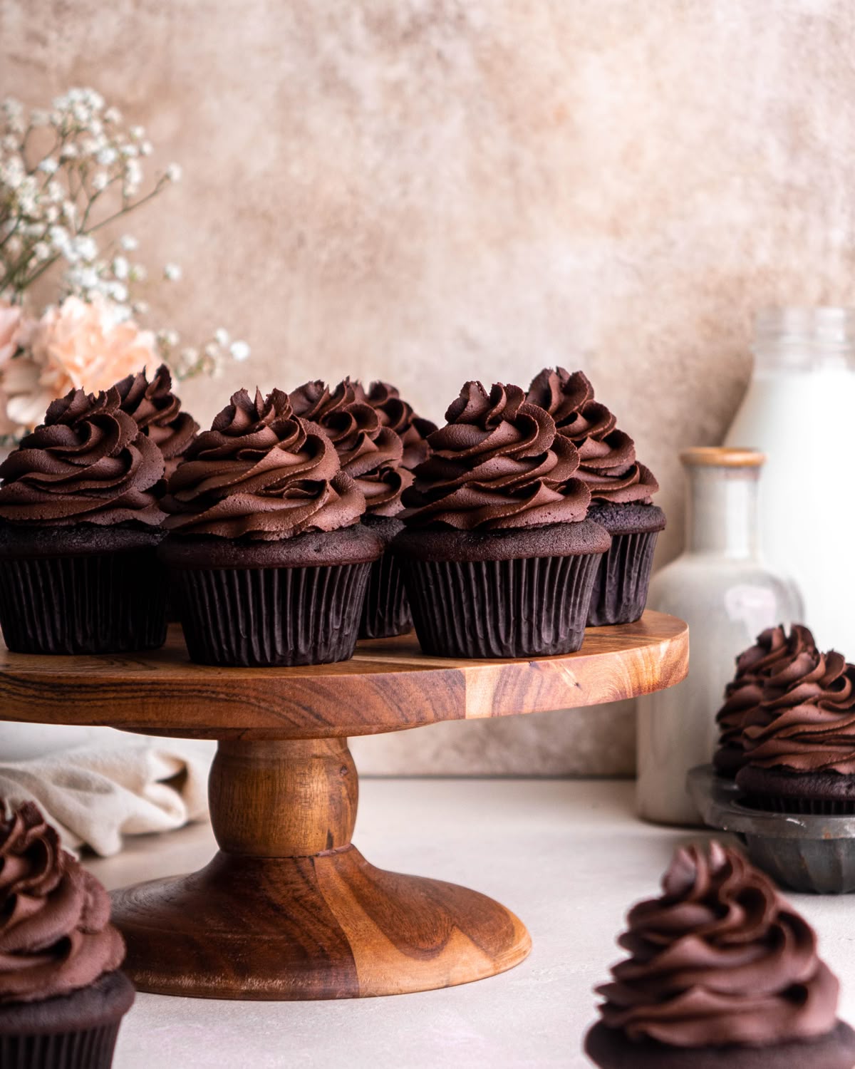 Double Chocolate cupcakes