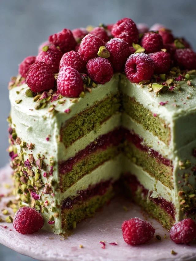 Raspberry Paradise cake