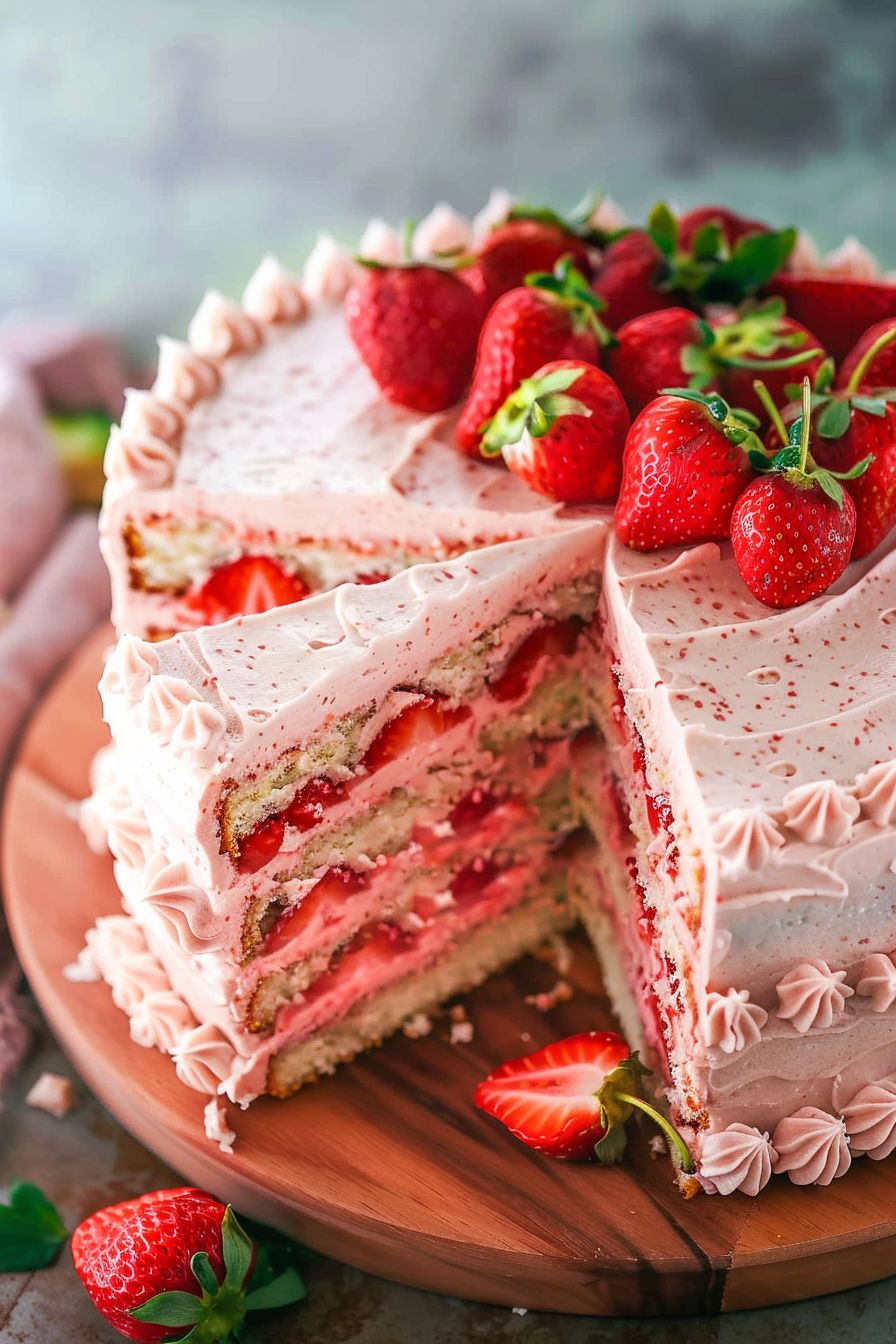 Strawberry cake