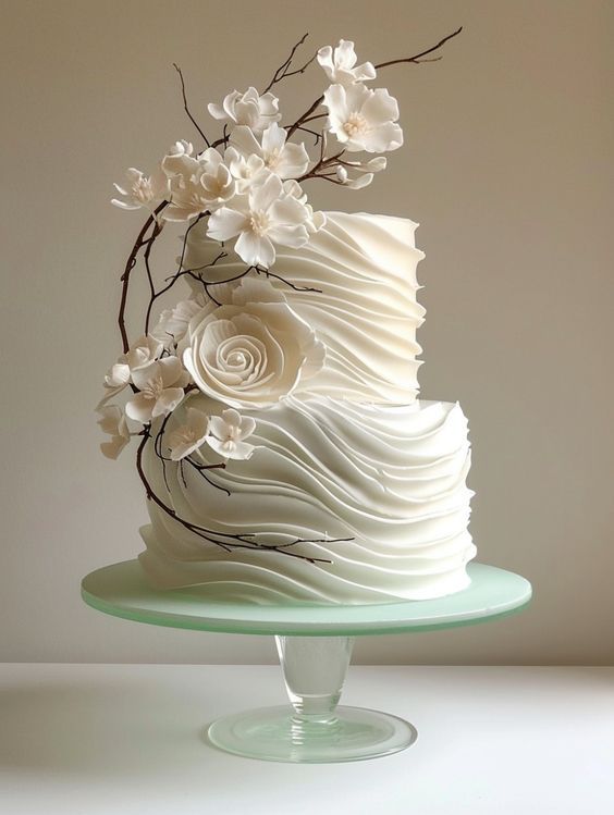 White Dessert wedding cake